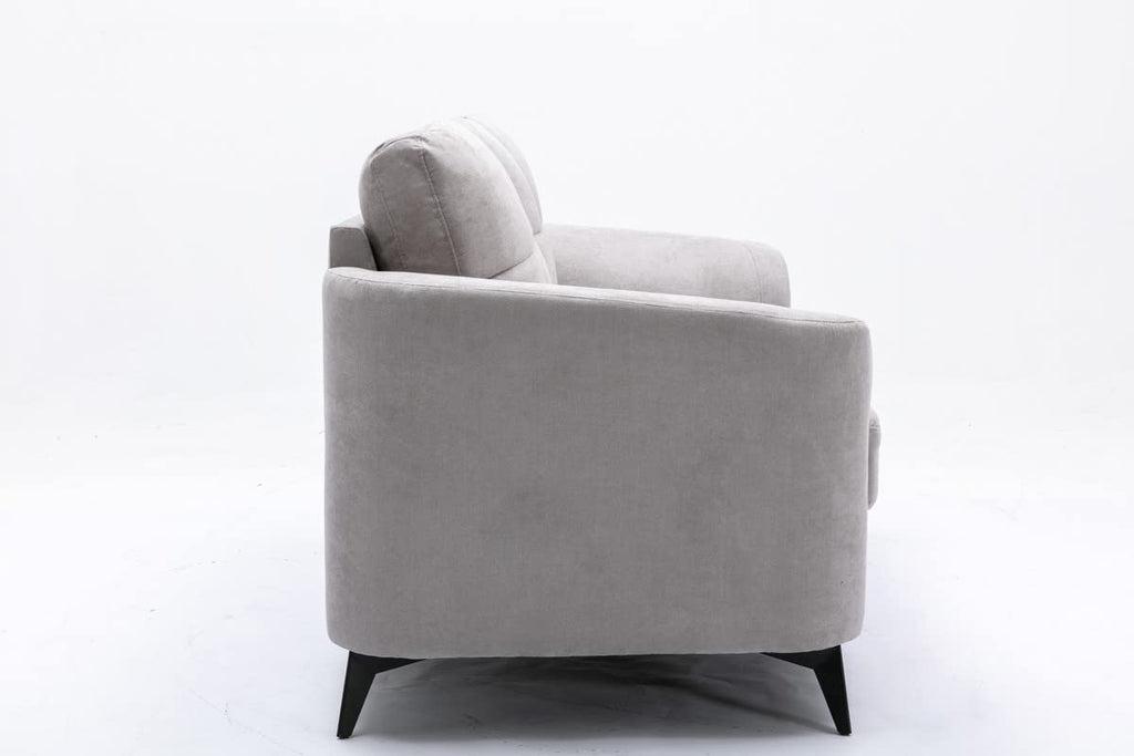 Light Gray Upholstered Loveseat G925