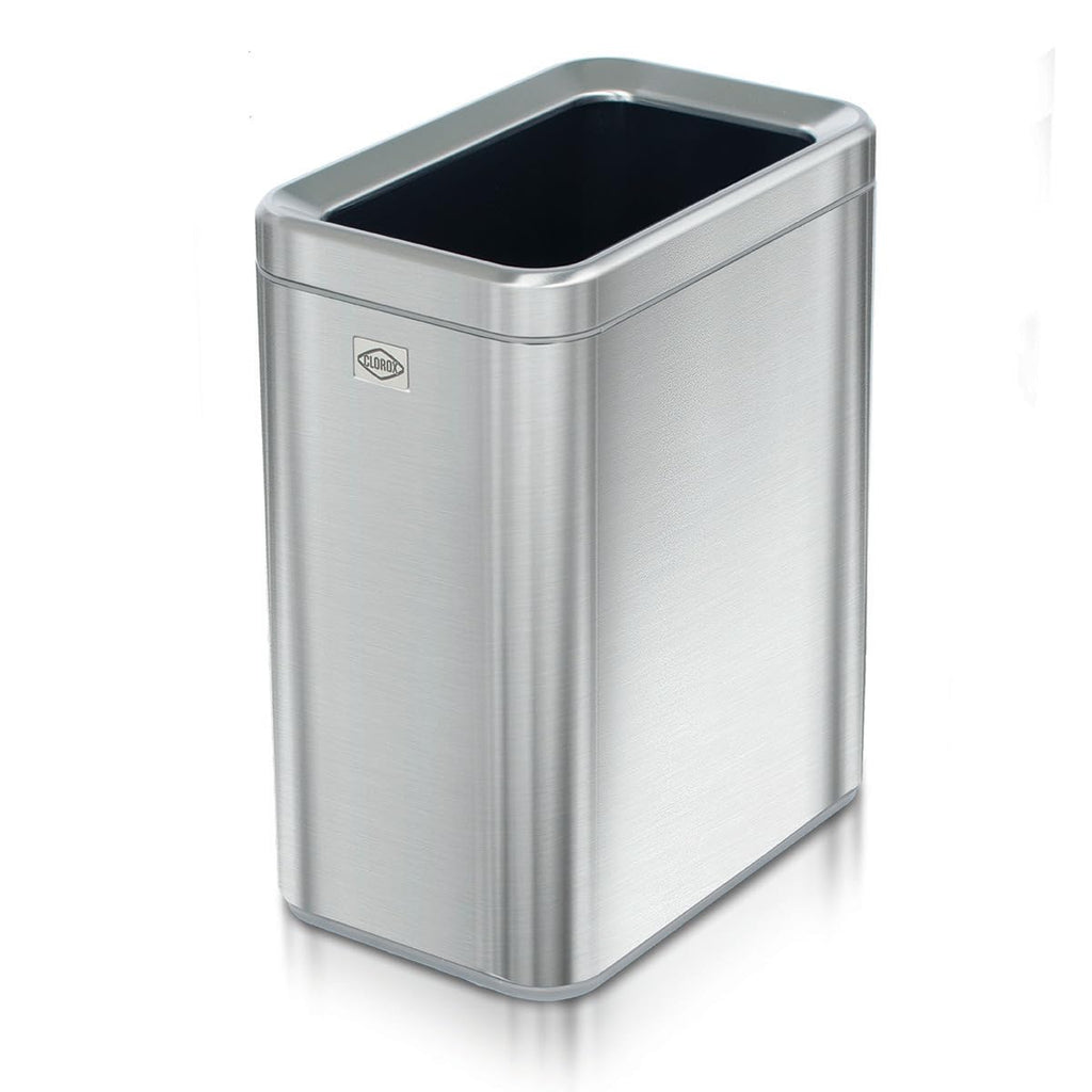 2.6 Gallon Stainless Steel Slim Trash Can with Removable Bucket Y819