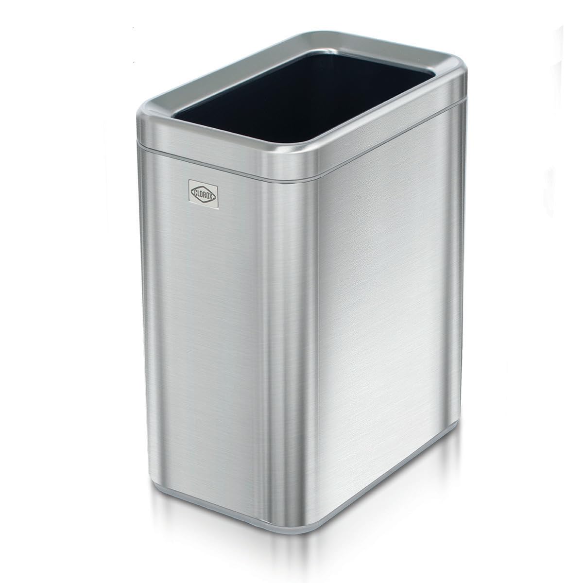 2.6 Gallon Stainless Steel Slim Trash Can with Removable Bucket Y819