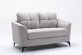 Light Gray Upholstered Loveseat G925