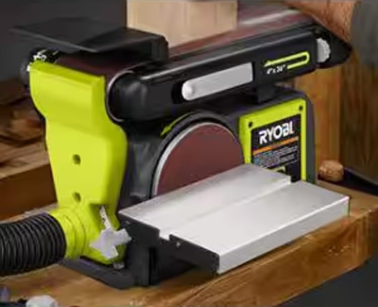 4 in. x 36 in. Belt & 6 in. Disc Corded Benchtop Sander O307986