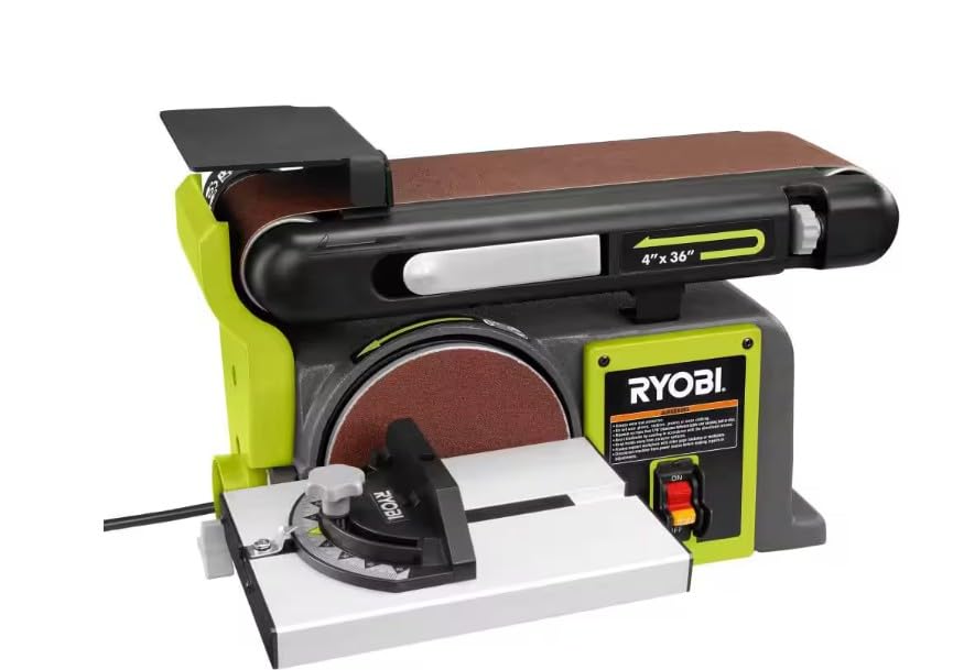 4 in. x 36 in. Belt & 6 in. Disc Corded Benchtop Sander O307986