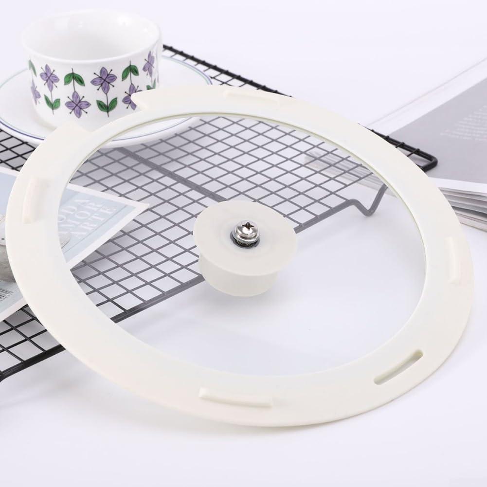Silicone Pot Lid With Tempered Glass L1517