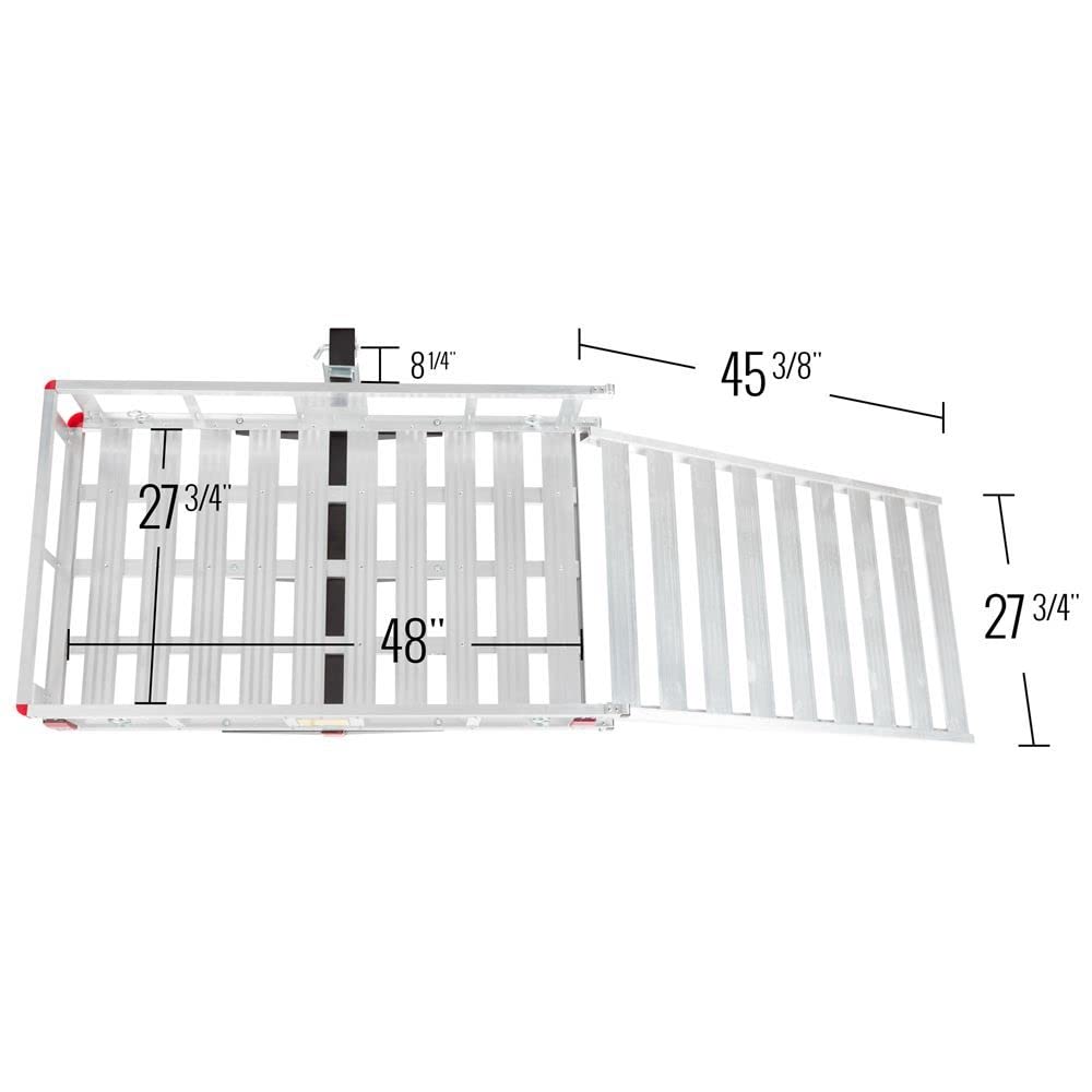 Hitch Cargo Carrier with Ramp X2267