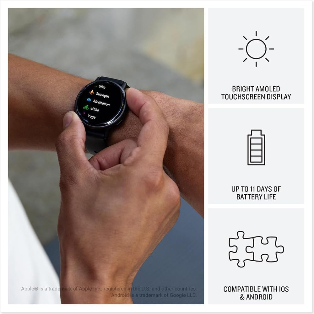 Health and Fitness GPS Smartwatch AMOLED Display V2967