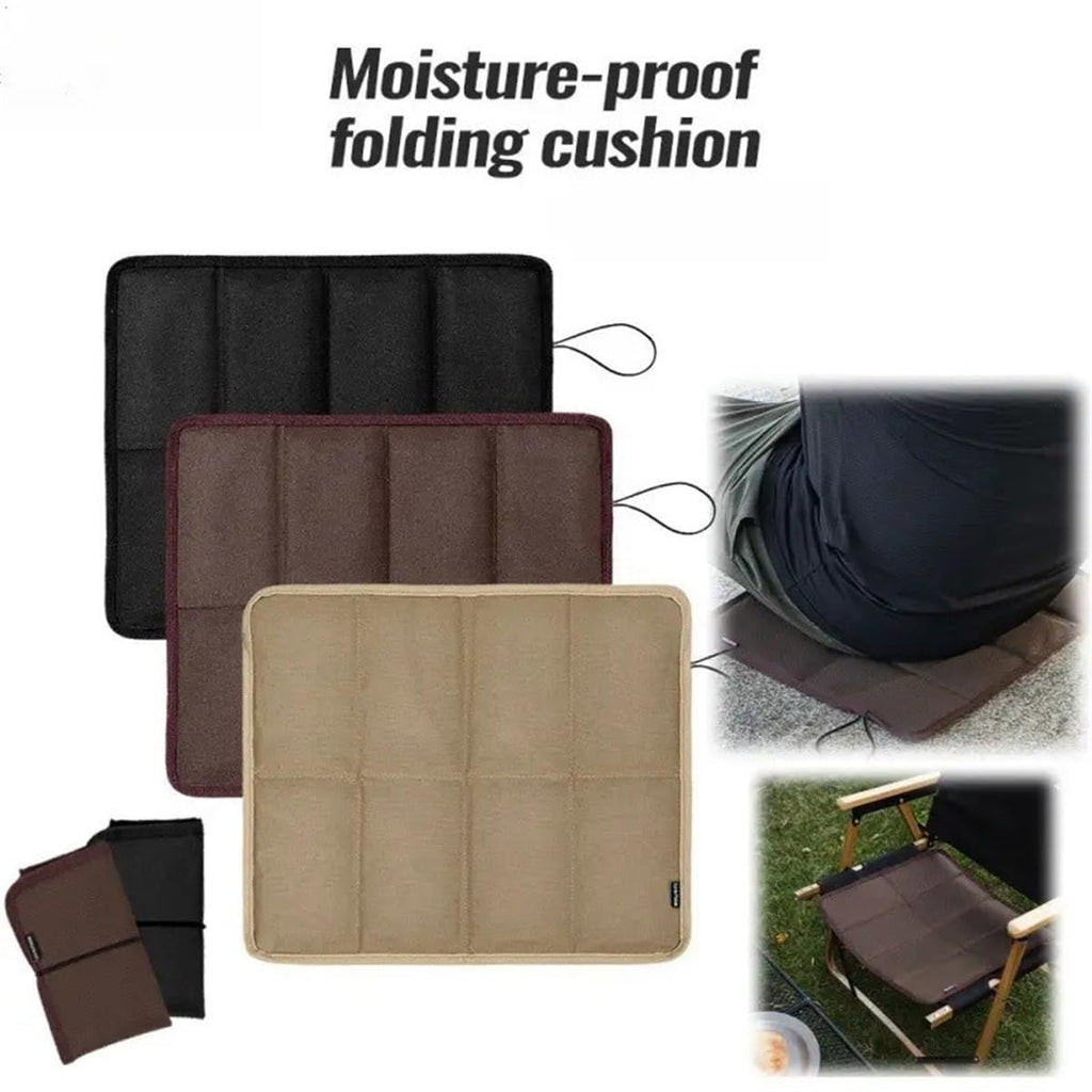 2 pcs Portable Foldable 600D Oxford Cloth Waterproof Camping Seat Cushion R45380