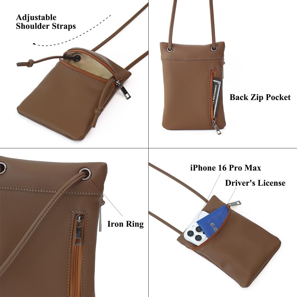 Crossbody Phone Purse Bag With Shoulder Strap W842