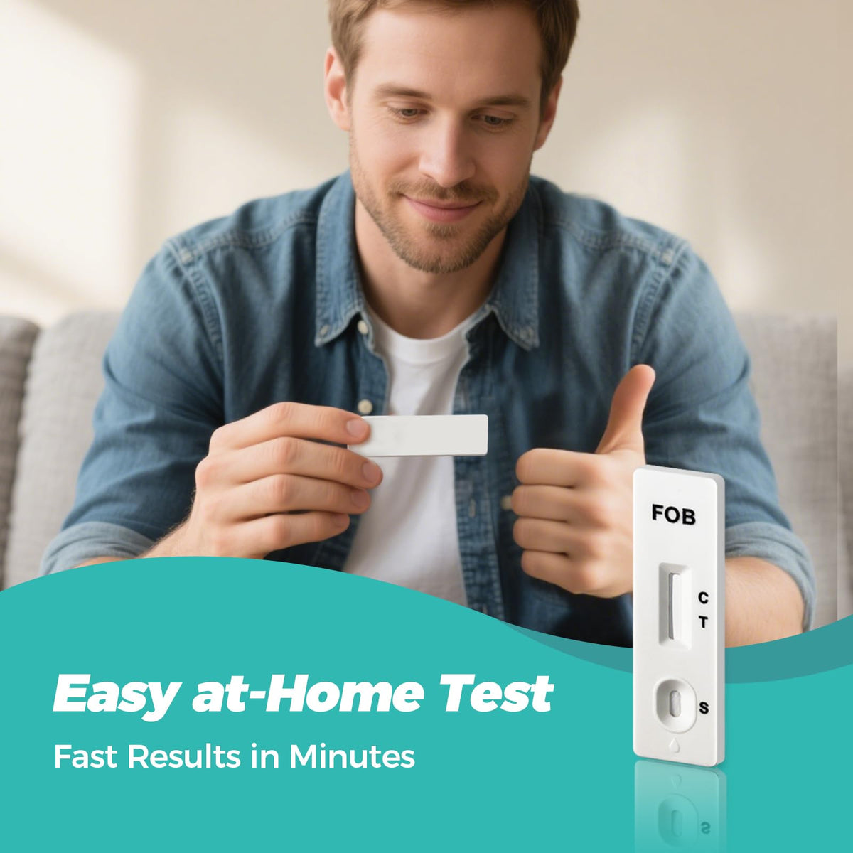 2-Pack Immunochemical Fecal Occult Blood Home Test Kit Y323942