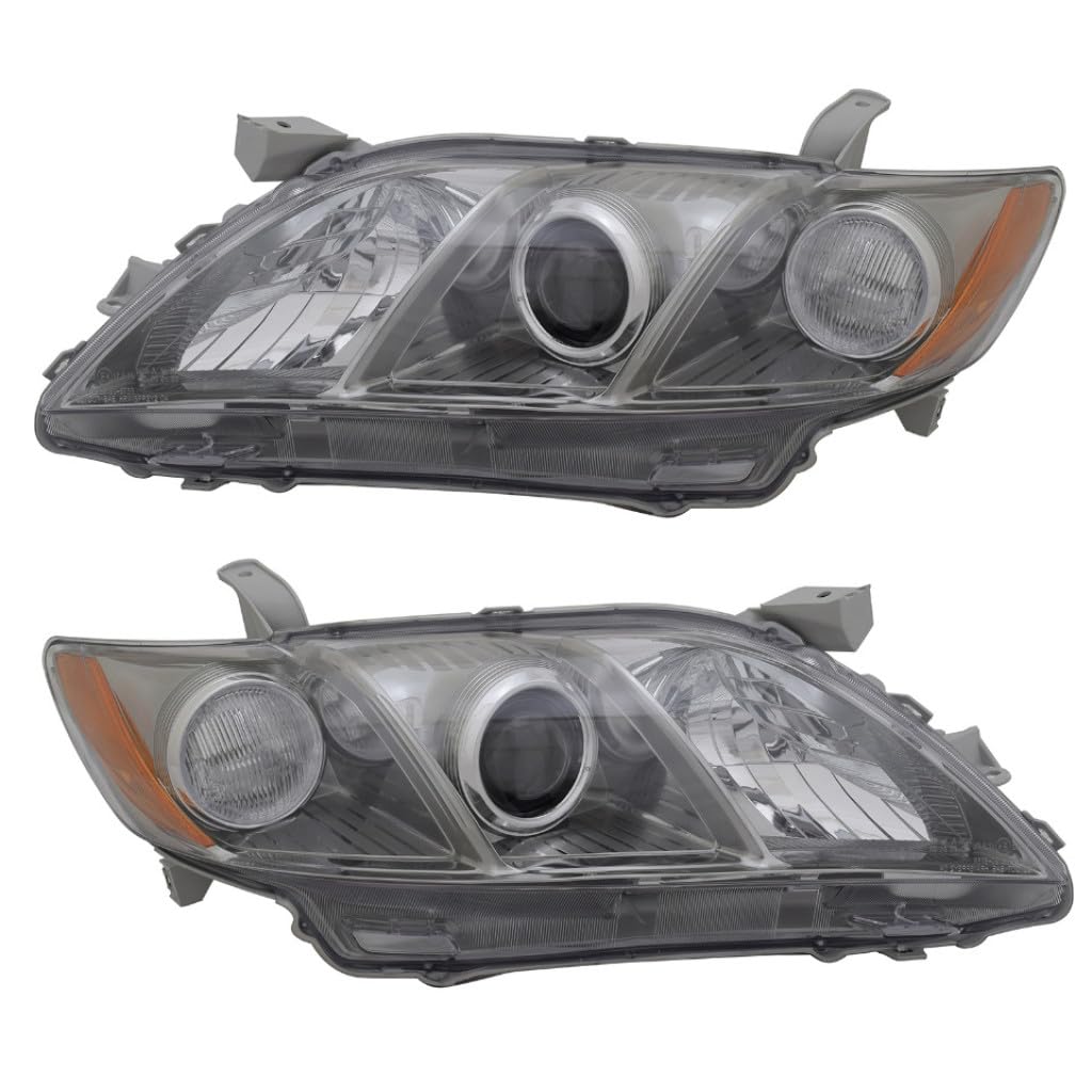 Toyota Camry 2007 2008 2009 Headlight Driver and Passenger Side Pair D772