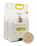 Natural Soy Tofu Cat Litter, Clumping, Flushable, Unscented, 2 Pack W125