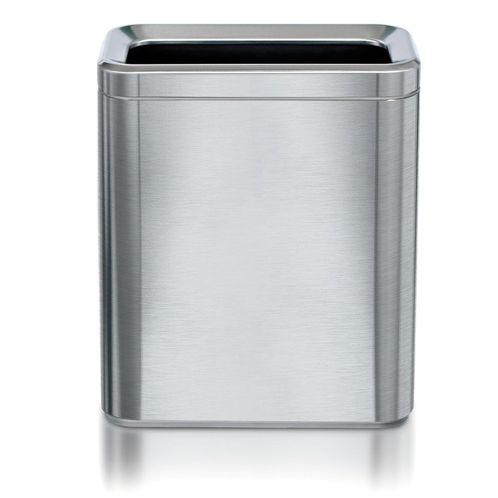 2.6 Gallon Stainless Steel Slim Trash Can with Removable Bucket Y819