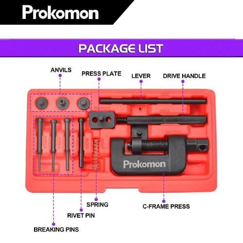 13 Pieces Chain Breaker Tool Kit V825883