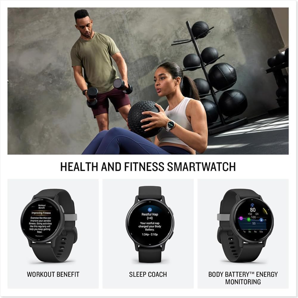 Health and Fitness GPS Smartwatch AMOLED Display V2967