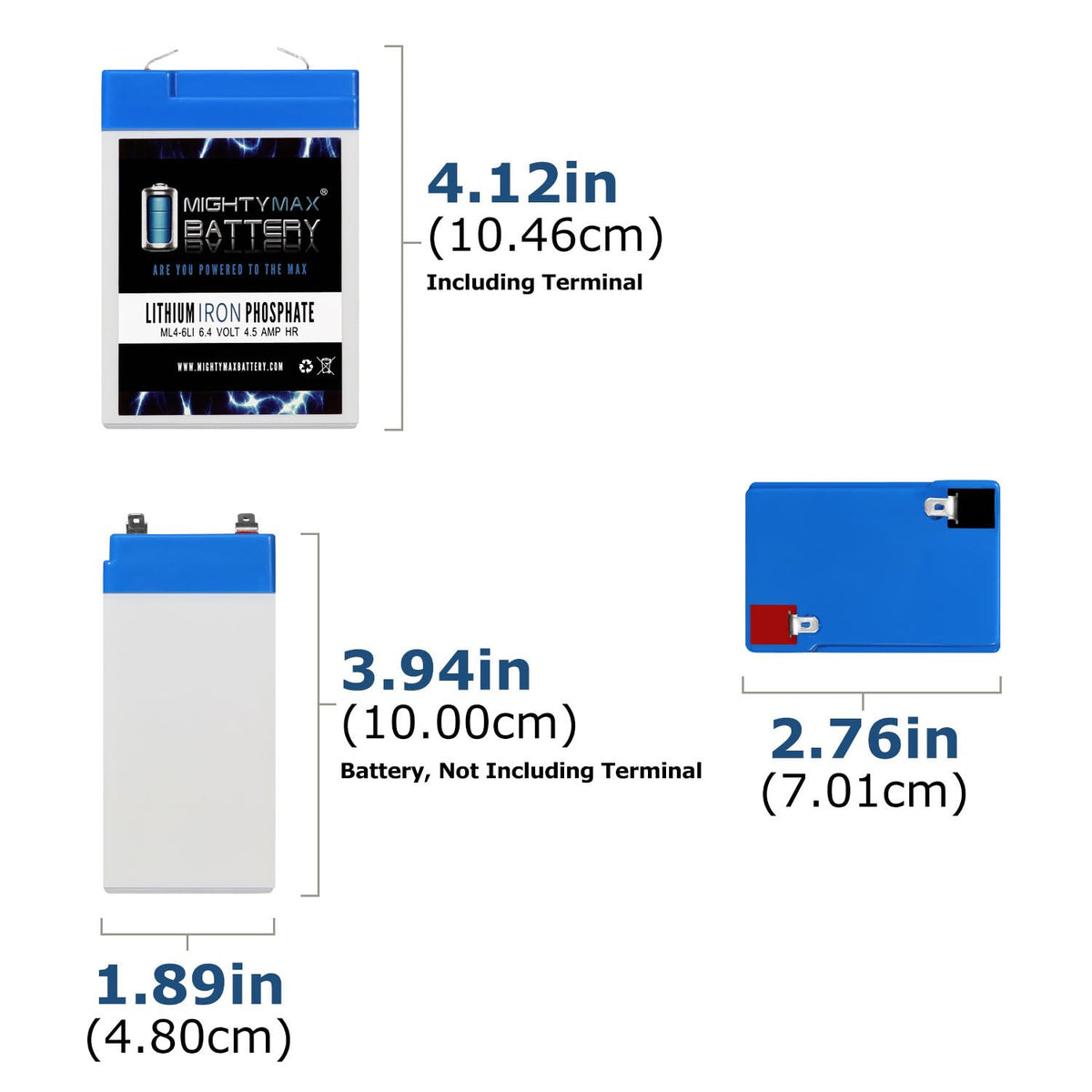 6V 4.5AH Lithium Replacement Battery Z521
