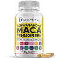 Ashwagandha Maca Root Fenugreek Supplement with Tongkat Ali Ginseng 60 Count N570