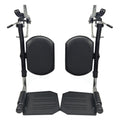 Black Padded Wheelchair Legrest Assembly Y800874