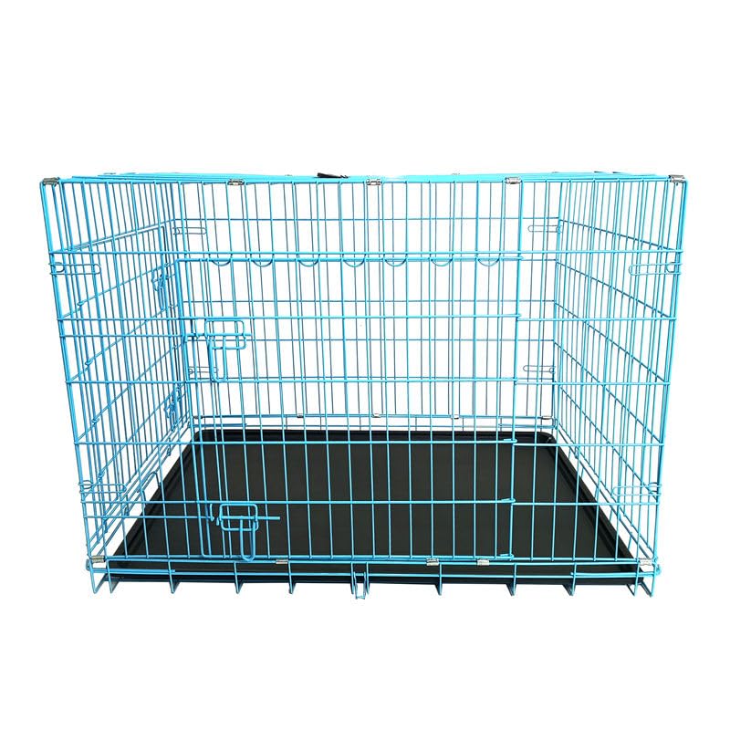 48-Inch Folding Metal Dog Crate with Divider and Tray N714314