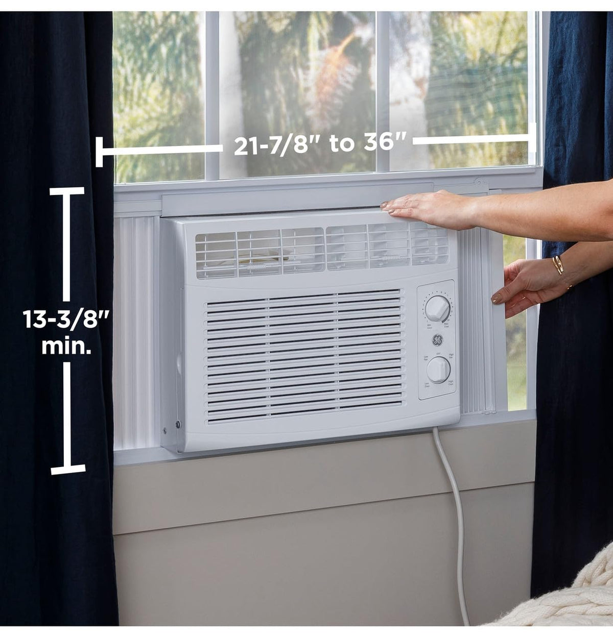 5,000 BTU Mechanical Window Air Conditioner V6933