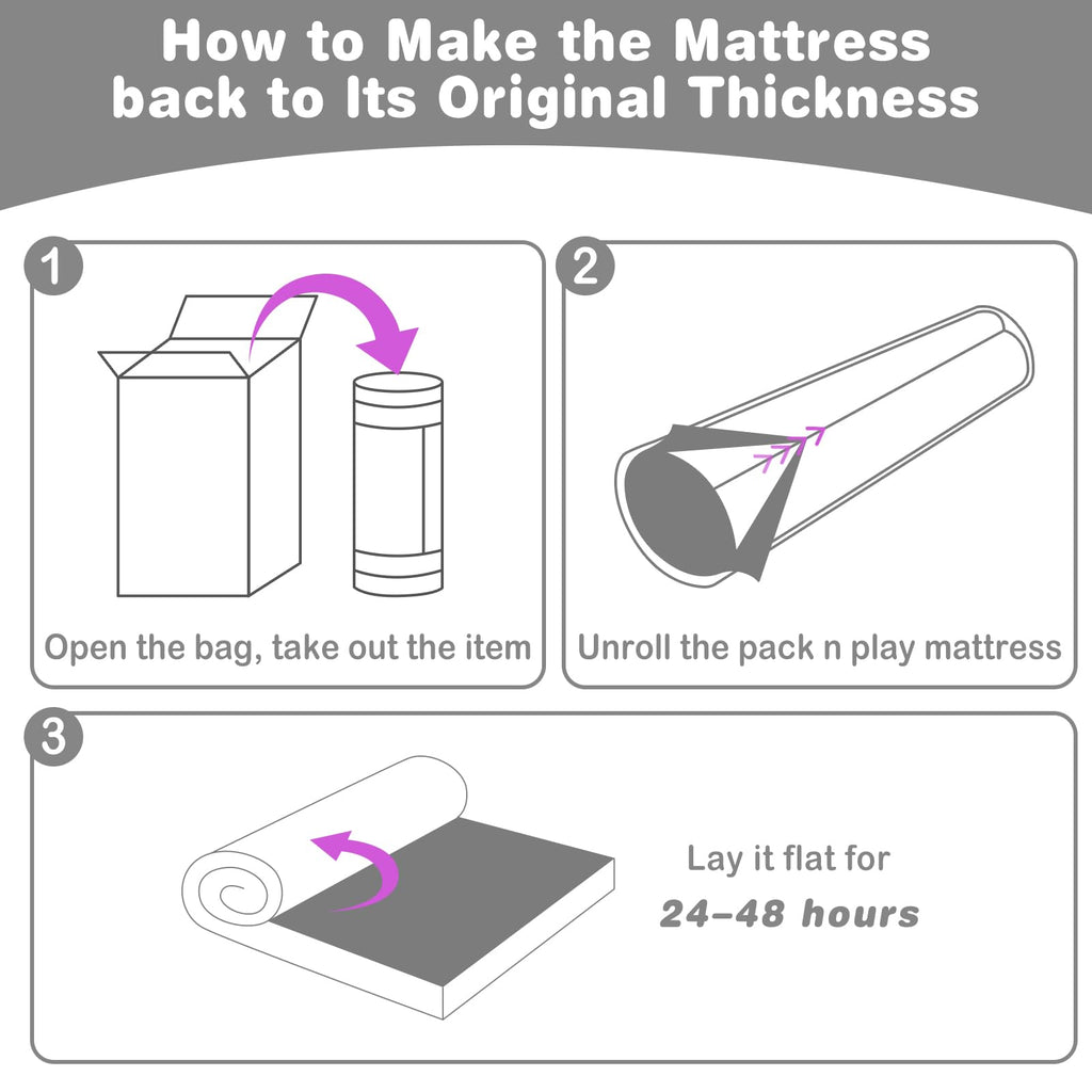 38" x 26" Soft Foam Pack N Play Mattress Z622666