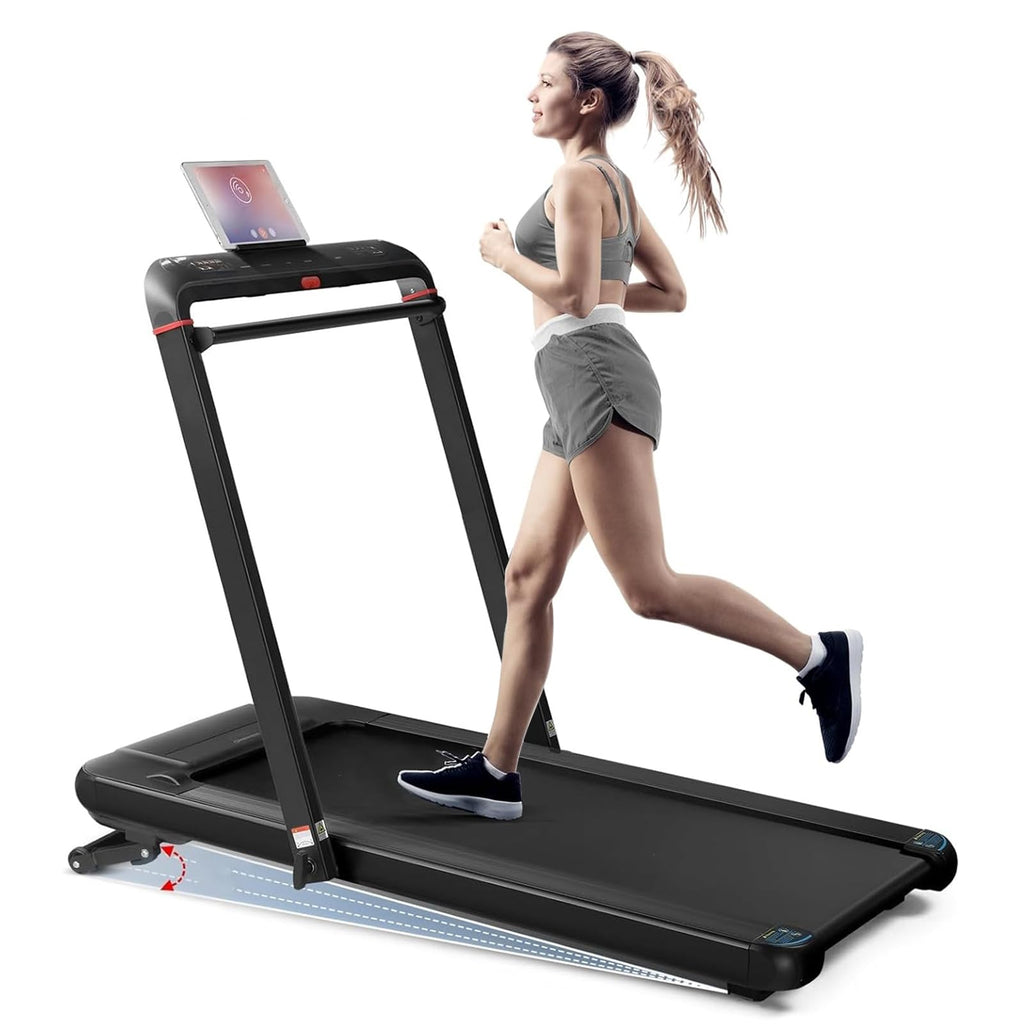 Foldable Treadmill with 18" Wide Running Belt J7169