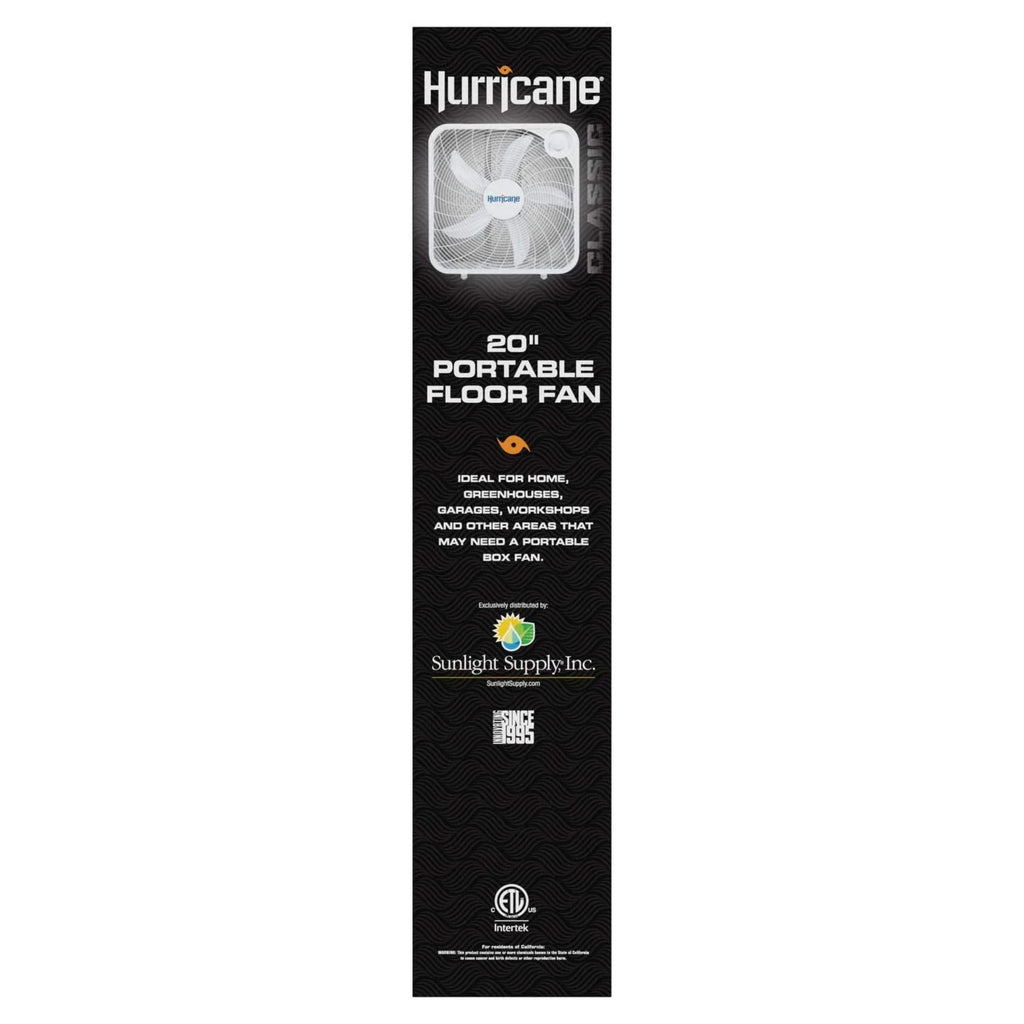 Black 3 Speed 20in Floor Box Fan, 2 Pack G5376