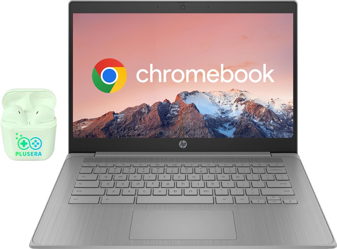 14" Chromebook Laptop Computer, Intel Celeron N4120, 4GB RAM 64GB eMMC, Gray G75480