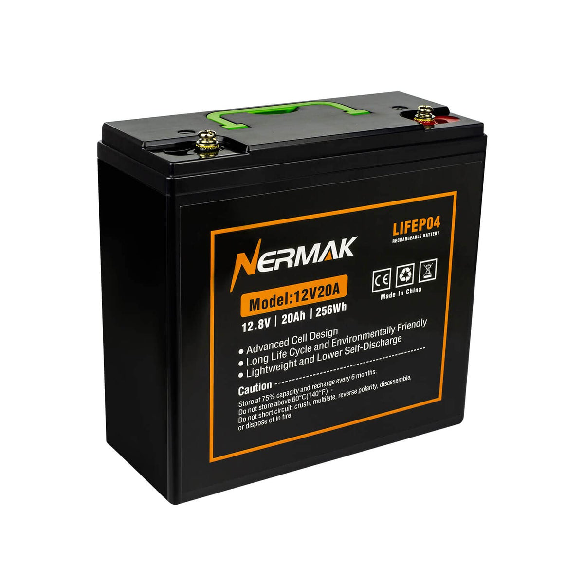 12V 20Ah Lithium LiFePO4 Deep Cycle Battery V970
