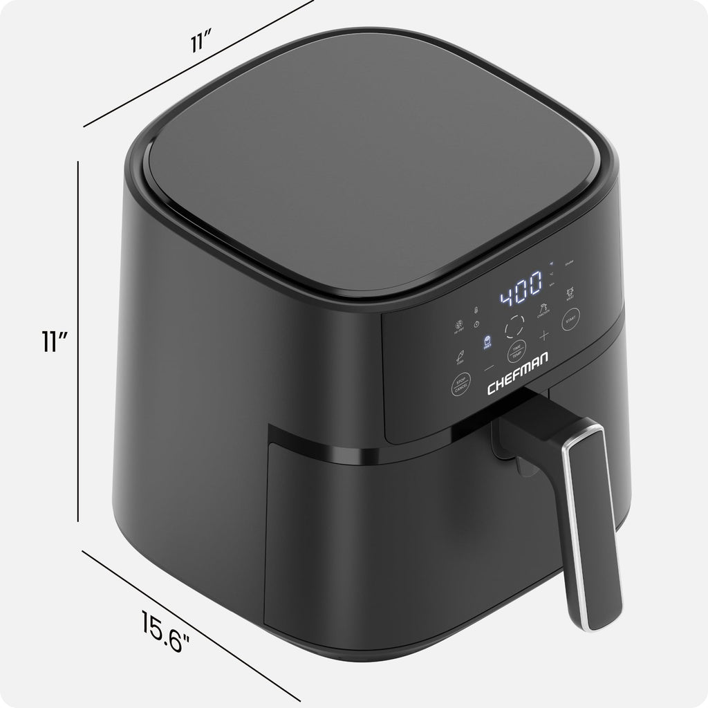 6 QT Compact Nonstick Air Fryer Q204676