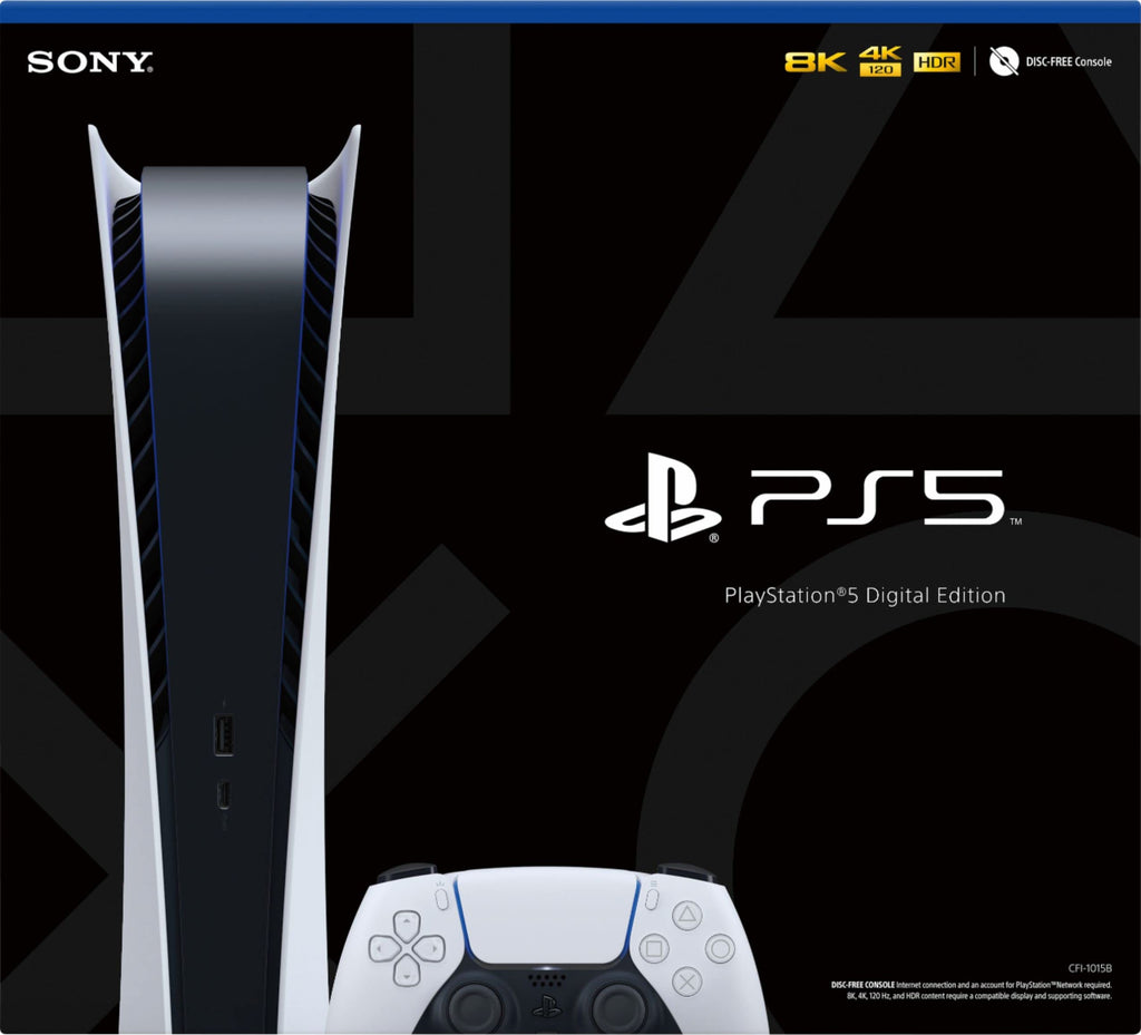 Playstation 5 Digital Edition Console with Additional Controller X475