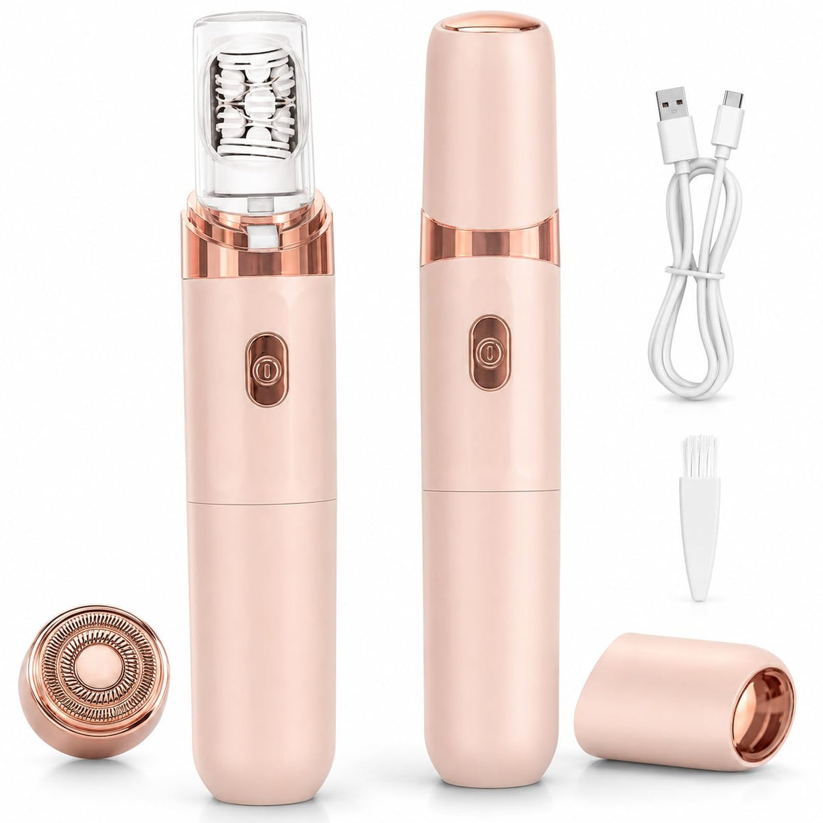 2-in-1 Facial Hair Remover with LED Light J676697