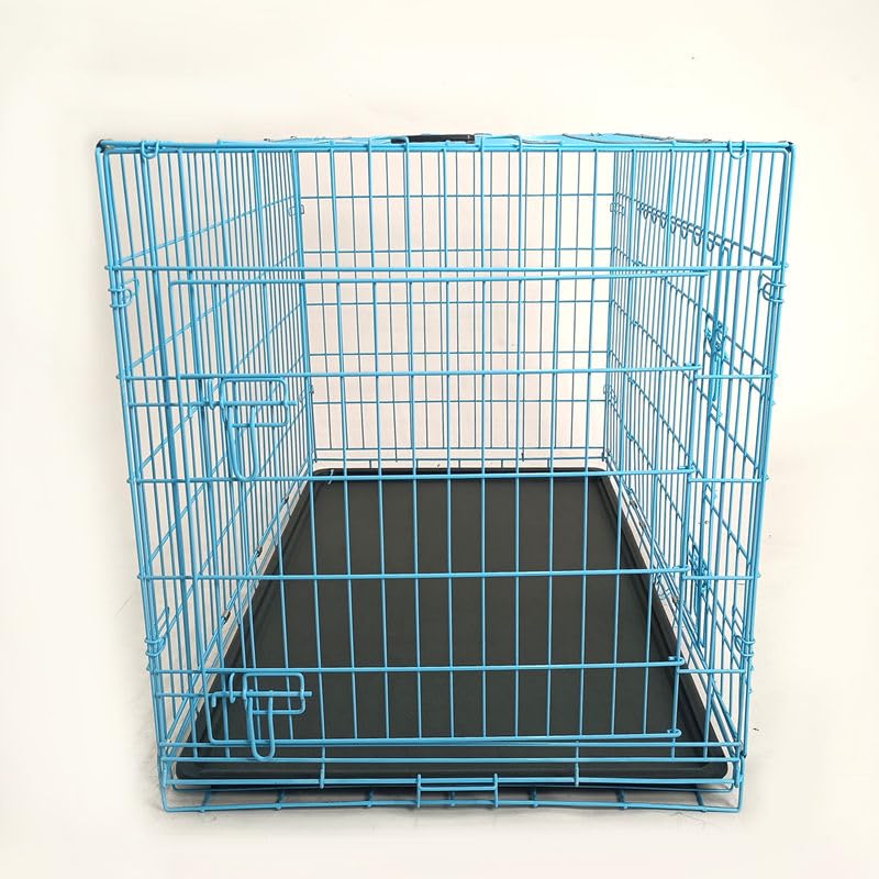 48-Inch Folding Metal Dog Crate with Divider and Tray N714314