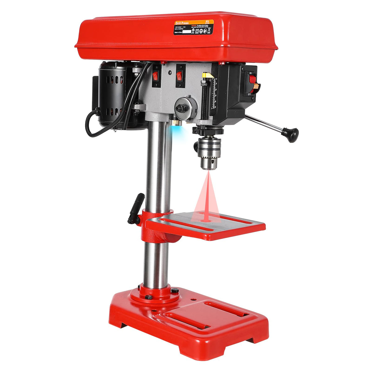 8" Benchtop Drill Press with 5 Adjustable Speeds H664602