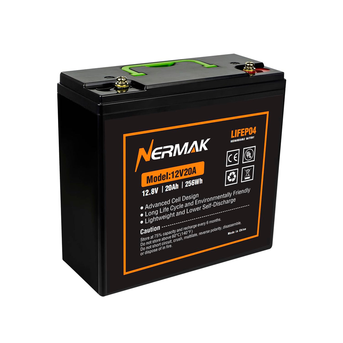 12V 20Ah Lithium LiFePO4 Deep Cycle Battery V970