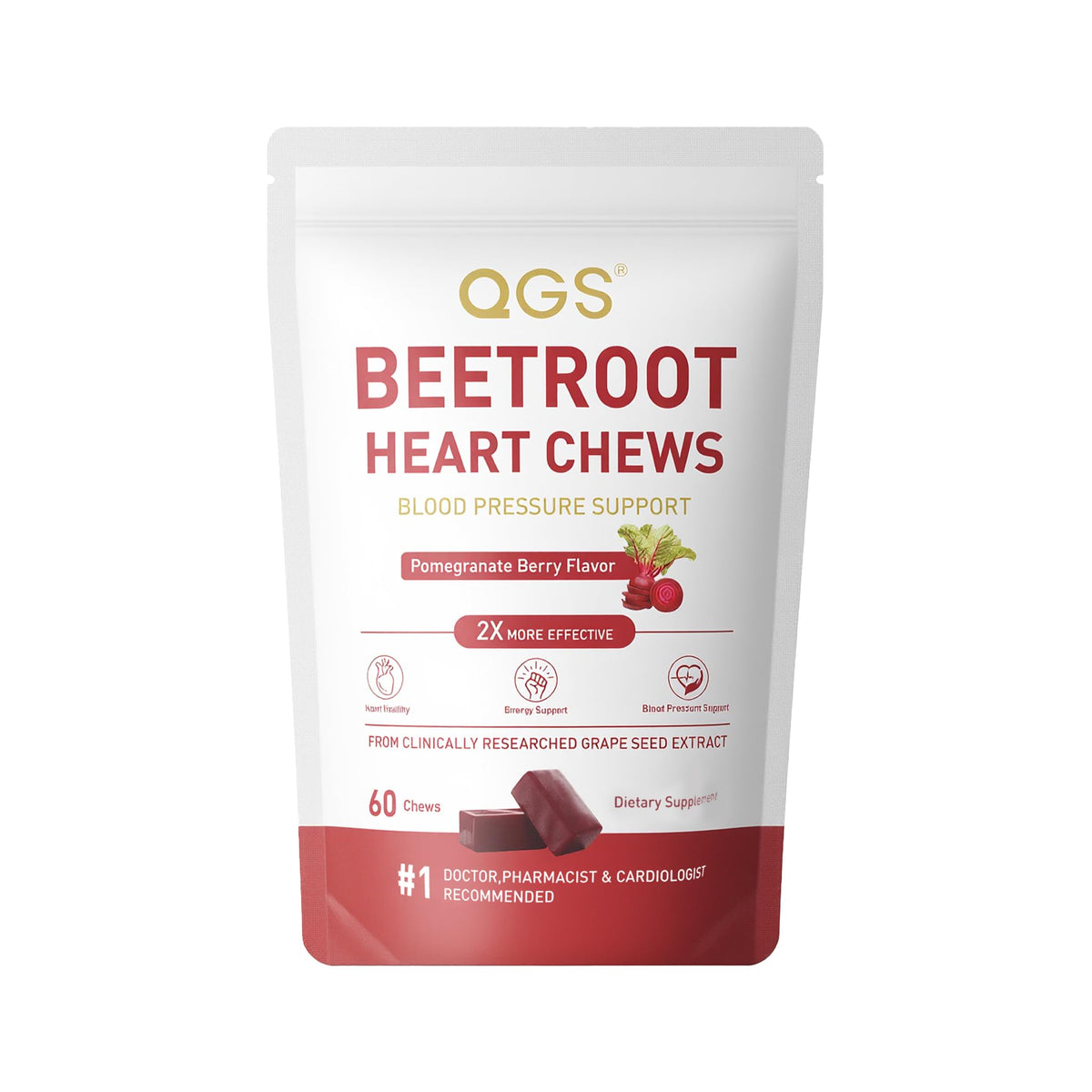 Beet Root Powder Energy Supplement, 60 Count X736105