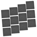 Black 12pcs Natural Stone Coasters D2580