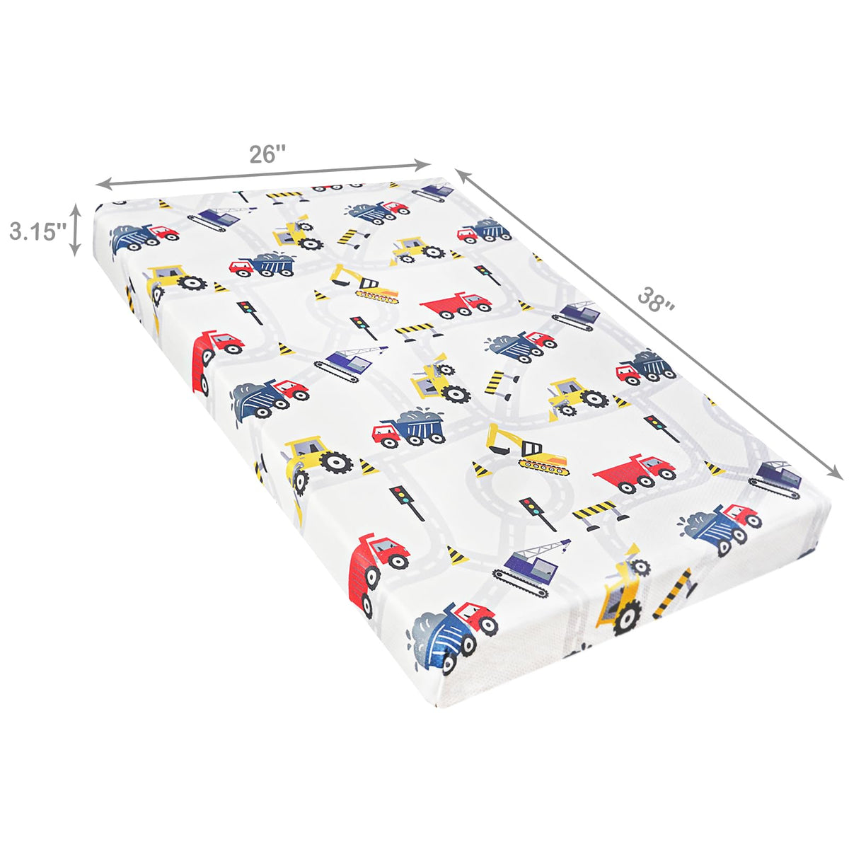 38" x 26" Soft Foam Pack N Play Mattress Z622666