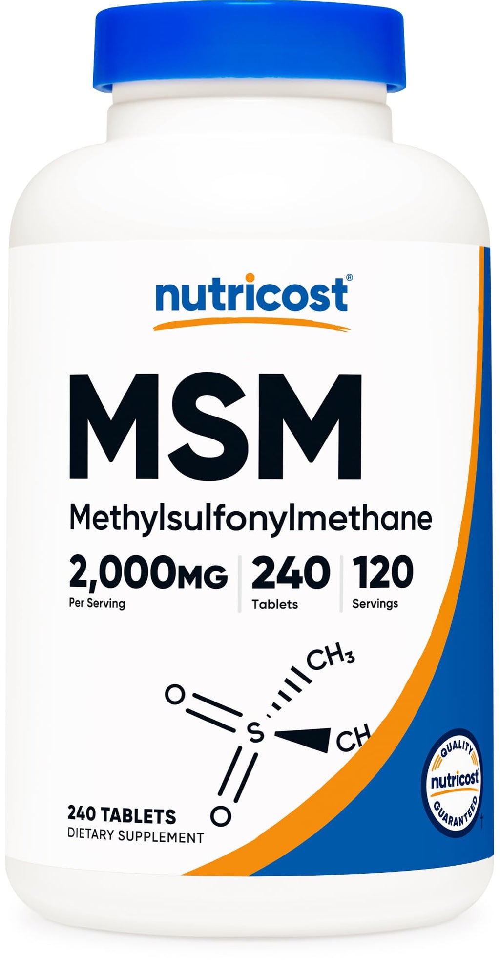 MSM Tablets 2000mg 240 Tablets J4989