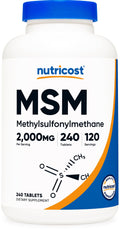 MSM Tablets 2000mg 240 Tablets J4989