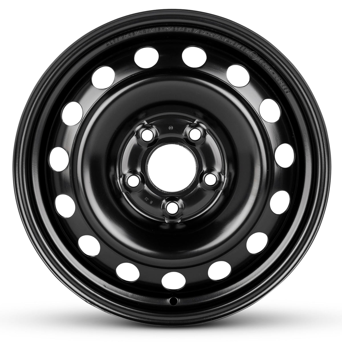 16 Inch Painted Black Car Wheel M19823