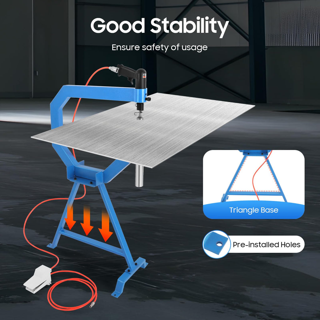 Pneumatic Planishing Hammer with Steel Frame Stand D556940