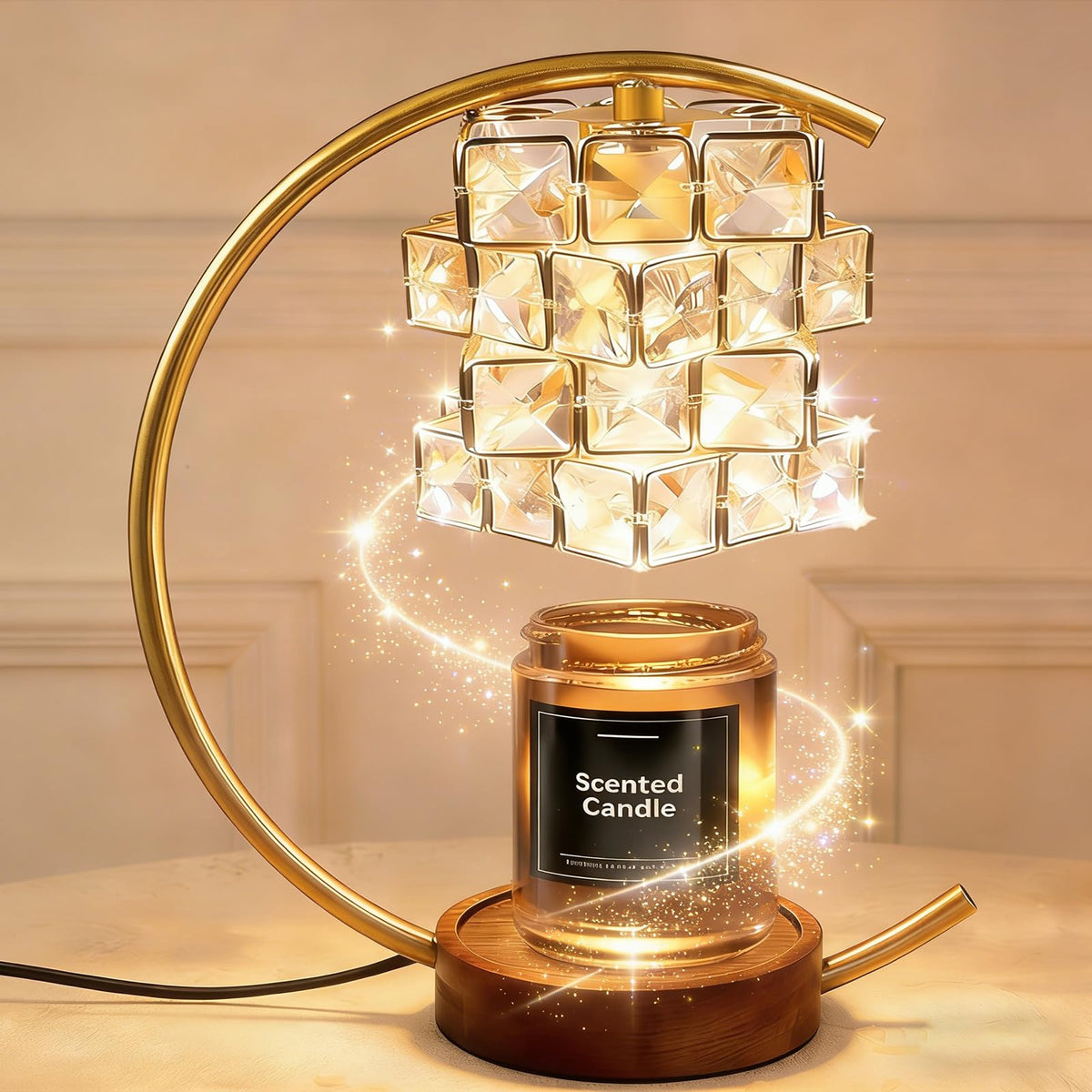 Candle Warmer Lamp with Timer Dimmable Wax Warmer Q50552
