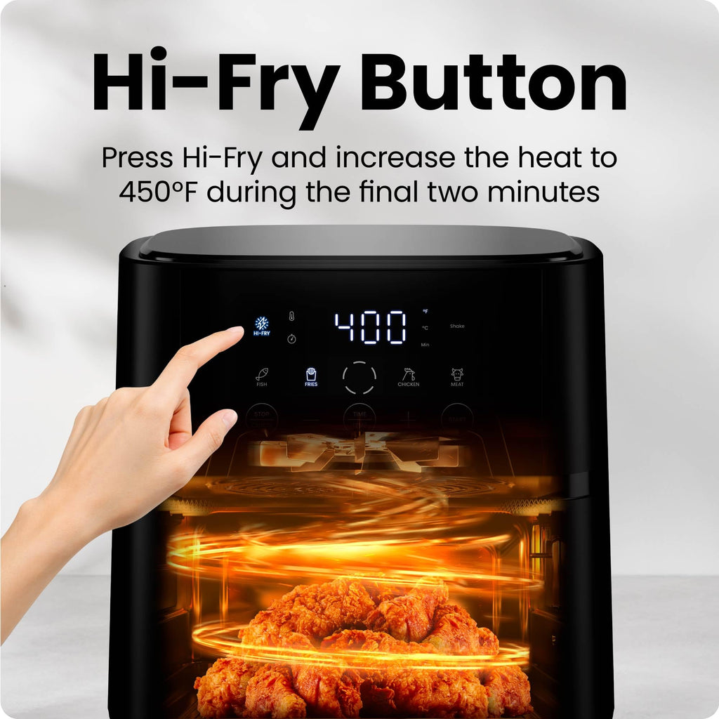 6 QT Compact Nonstick Air Fryer Q204676
