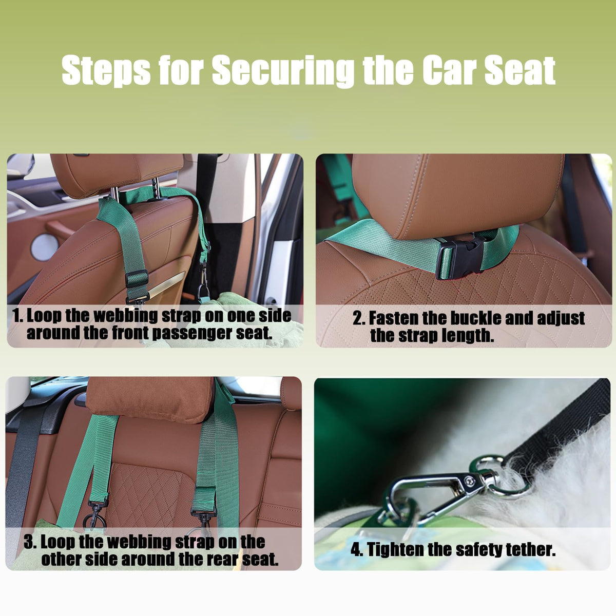 2-in-1 Dog Car Seat K5423
