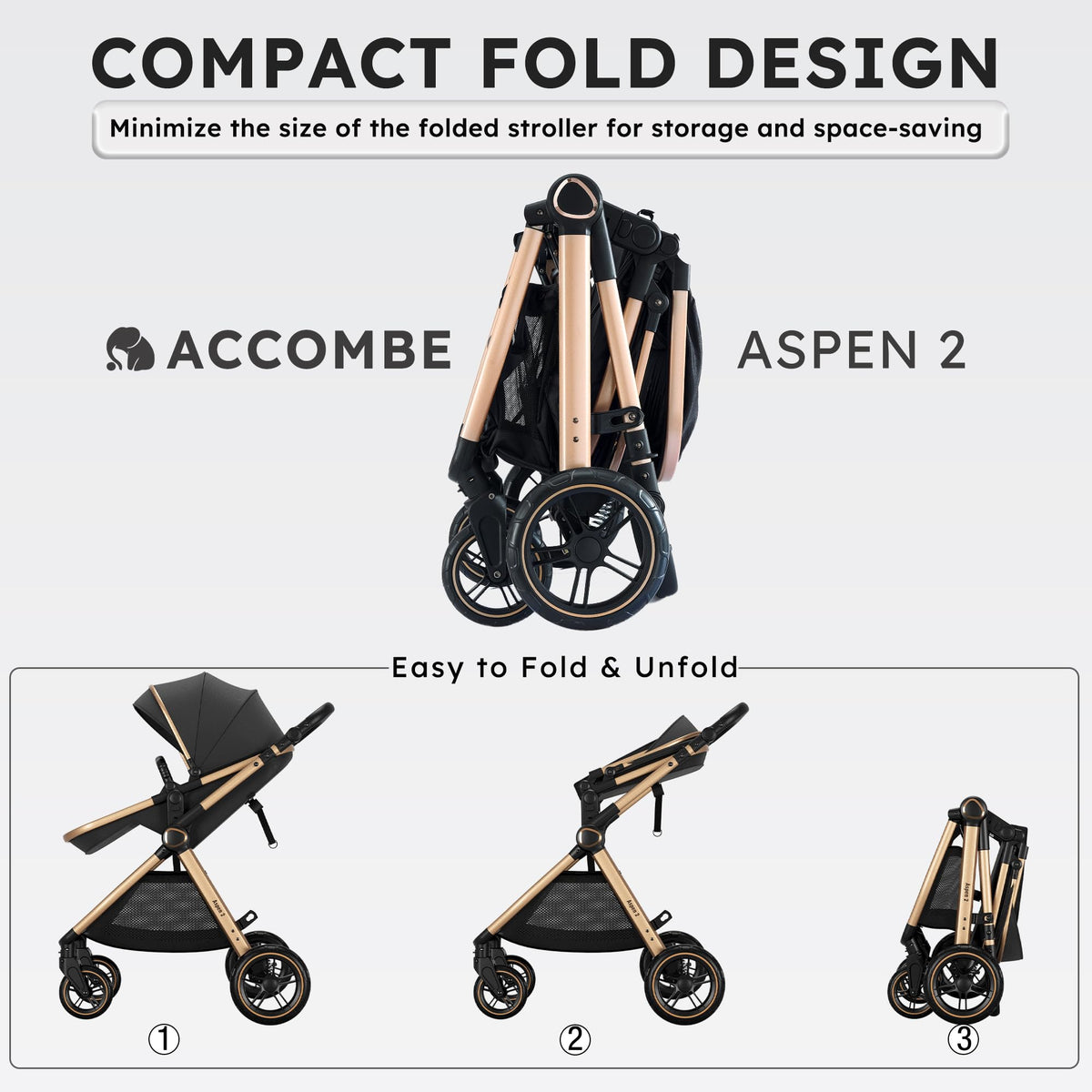 2-in-1 Convertible Baby Stroller T3210