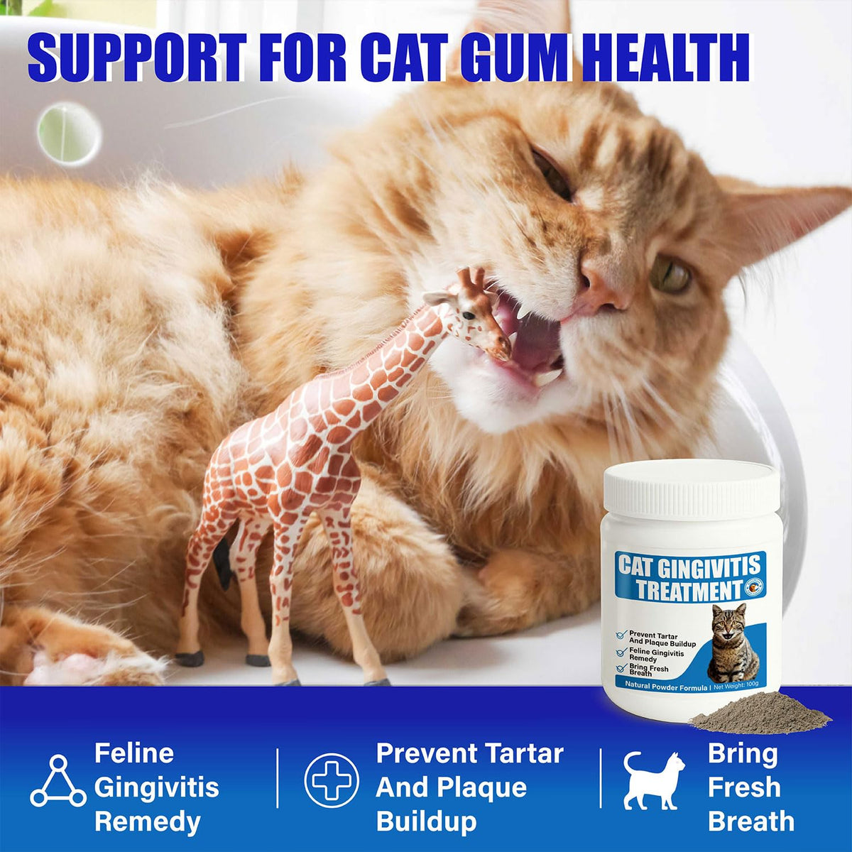 Natural Cat Dental Powder Z3623