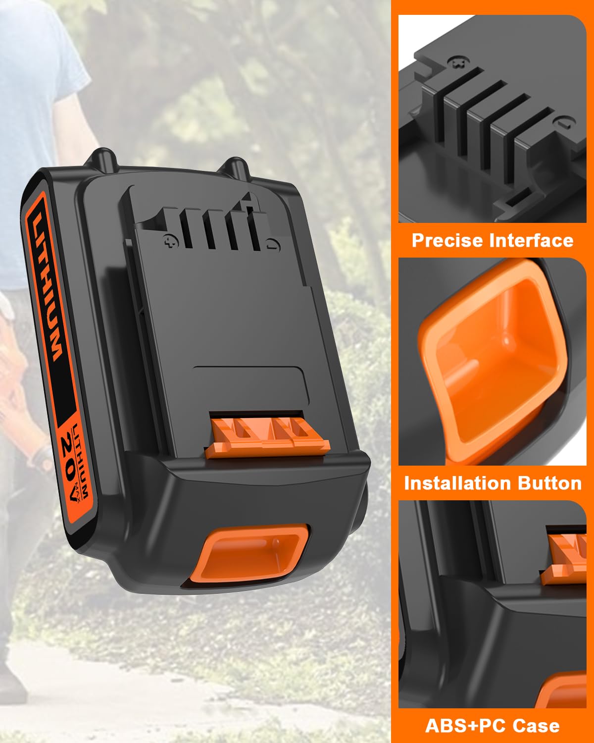 20 Volt MAX 2.0AH Lithium Battery Z15712