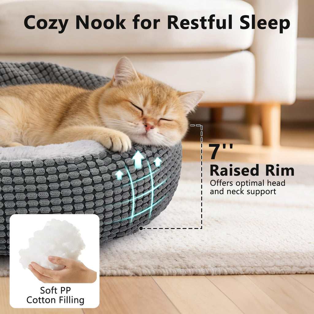 Small Dog Bed with Attached Blanket, 23inch S834613