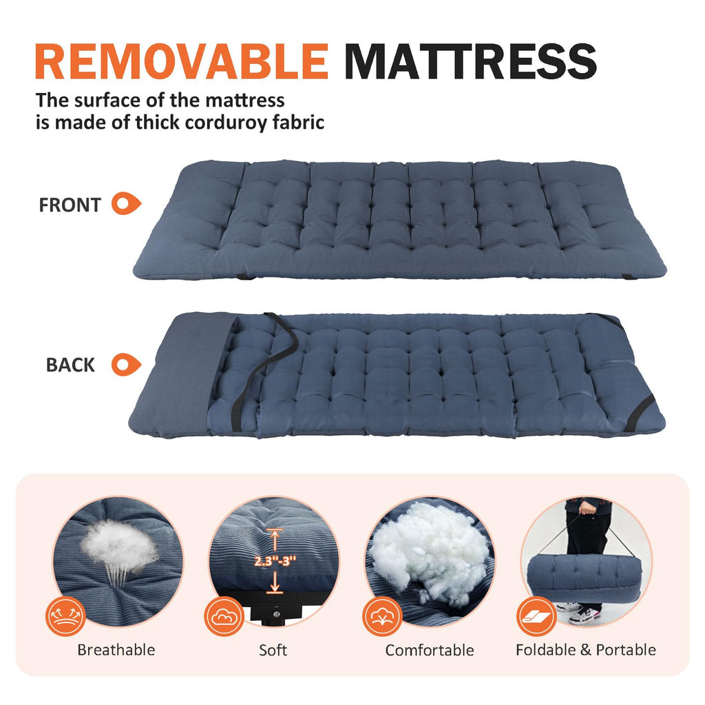 Camping Cot with Cushion P9577