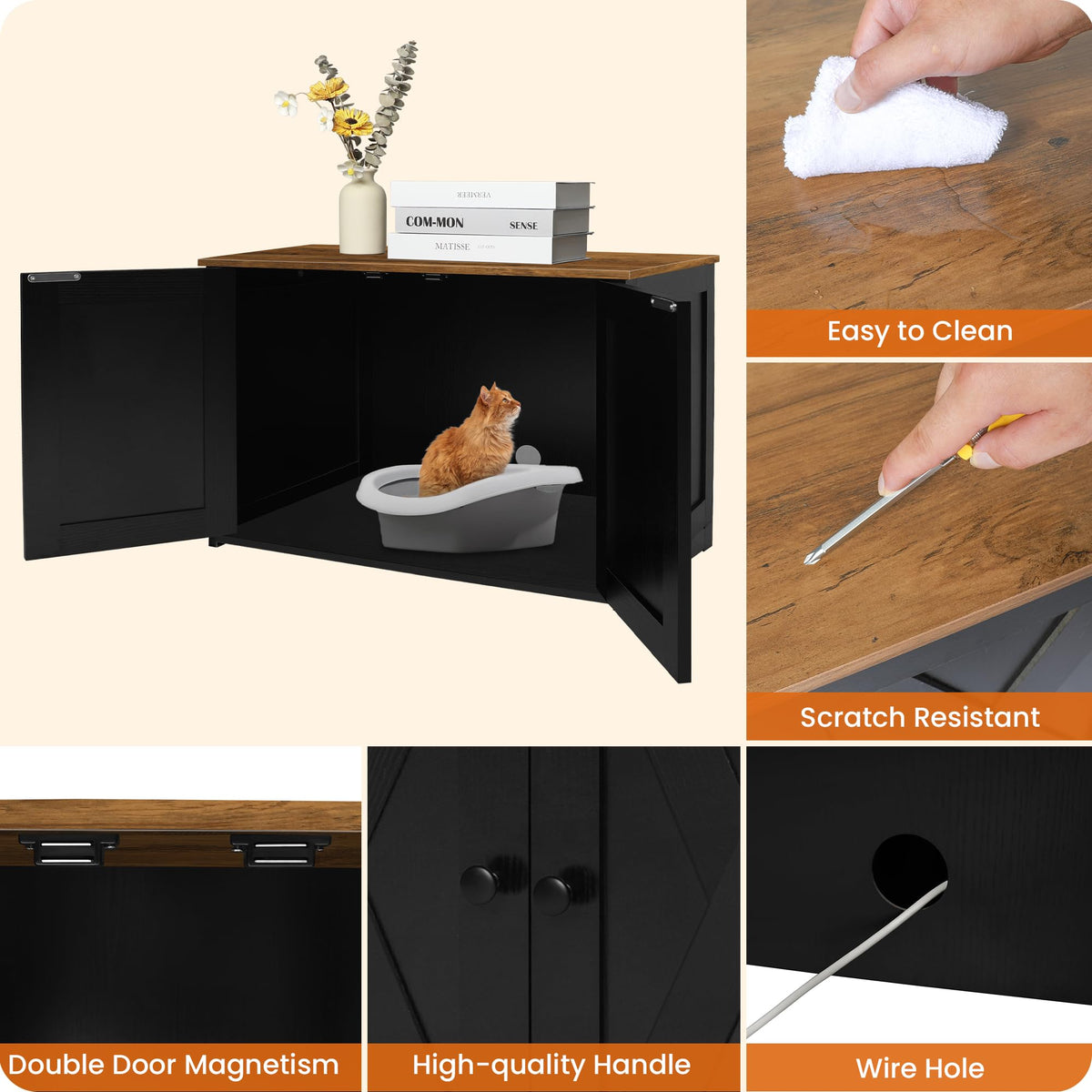 Cat Litter Box Enclosure W51941