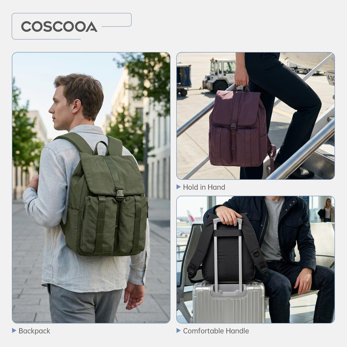 Carry On Travel Backpack 40x30x15 CM C44331